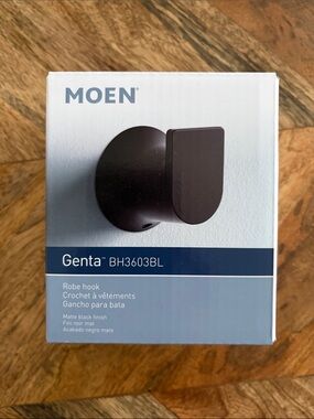 Moen Genta Matte Black Robe Hook